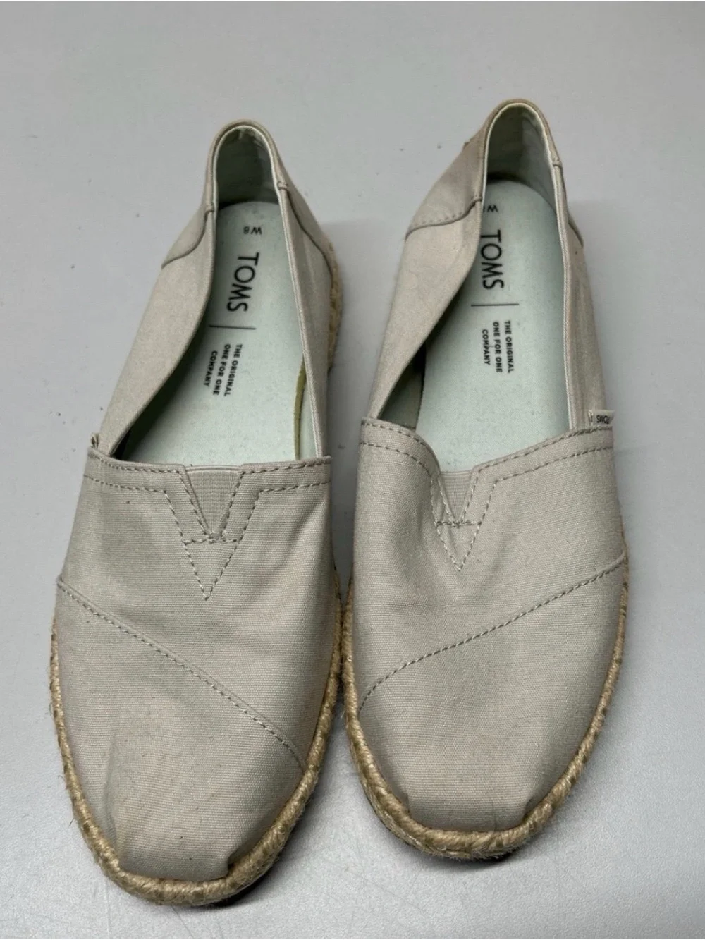 Toms Beige Espadrilles Slip-On Shoes